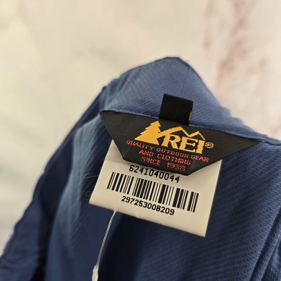 REI Skirt Womens 10 30 Blue Maxi Midi Vintage 90s Nylon Ripstop Morocco Rare HTF - Picture 3 of 16